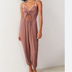 Out From Under Elsie Cinched Cutout Jumpsuit
